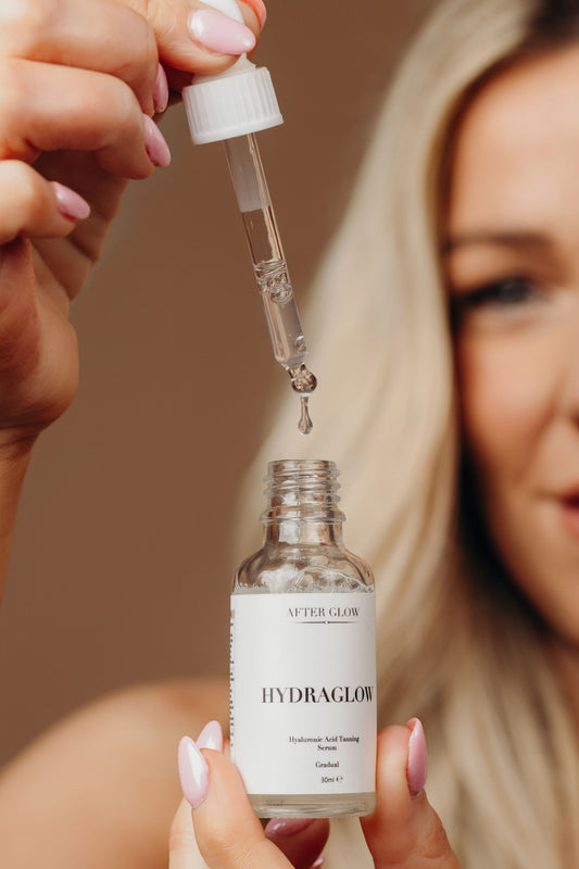 HYDRAGLOW Hyaluronic Acid Tanning Serum | Tanning Drops